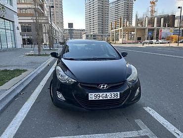 kia ceed motor: Hyundai Elantra sedan – qara rəng, AZ nömrə nişanı 99-GA-338 — 9