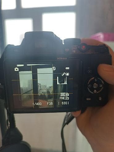 zoom: Nikon P500 kamera. Əsas xüsusiyyətlər: 12.1 MP CMOS sensor 36x optik — 3