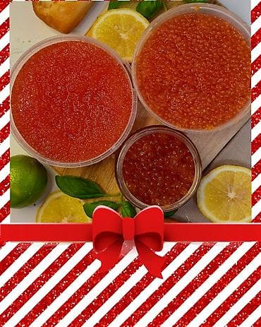 balta: Kamçatka keta ikrası – təbii qırmızı ikra - Növ: Keta (chum salmon) — 9