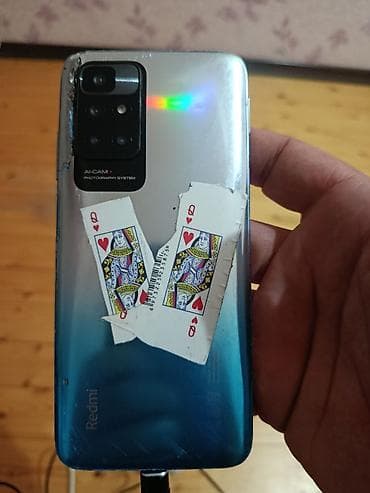 Redmi 10A, 128 GB, rəng - Mavi, İki sim kartlı, Barmaq izi — 2