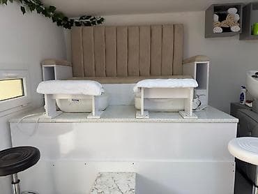 Peşəkar pedikür üçün komplekt stansiya - İki nəfərlik pedikür zonası