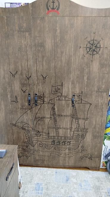 hamam ucun skaf: Oğlan üçün, İşlənmiş, Təknəfərlik çarpayı, Yazı masası, Dolab, Tumba — 4