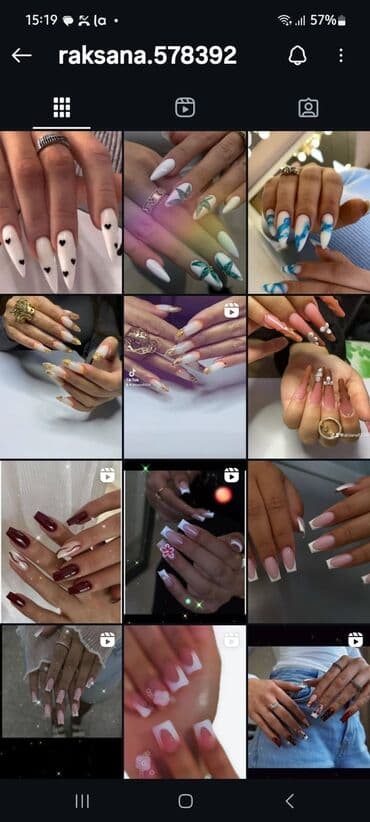 rəsim çəkmək: Manikür, Gellak, şellak, Salonda — 10