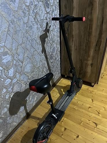 velosiped oturacağı: Elektrikli skuter – oturacaqlı model - Rəng: qara, qırmızı detallarla — 3