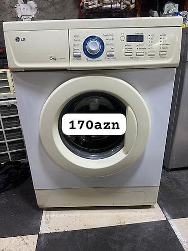 LG WD-10160NP paltaryuyan maşın - Yük: 5 kq - Ön yükləməli, elektron