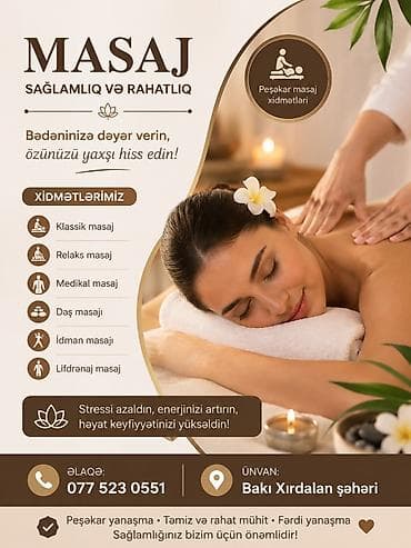 💆‍♂️ Masajist Emin təqdim edir! ✨ Günün yorğunluğunu bədənindən sil — 3