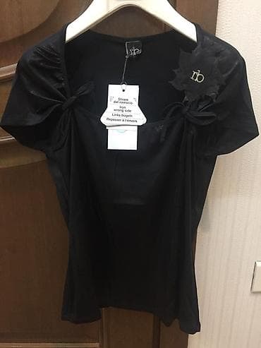 versace kosulja: Qadın köynəkləri – qara rəngdə, zərif detallarla - Model 1: Qısaqoll — 2