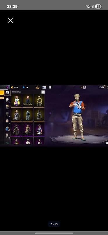 27 5: Free Fire oyun hesabı - Profil səviyyəsi: 66 - UID: 1732034549 - — 2