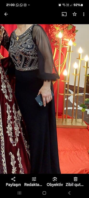 Ziyafət donu, Maksi, 2XL