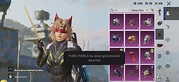 PUBG Mobile hesabı – zəngin kosmetik kolleksiya Məzmun: - Qadın — 4