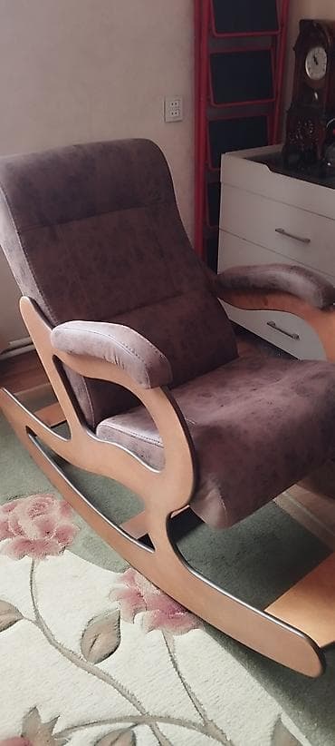 tebii deri: Kreslo-kaçalka, Süni dəri — 6