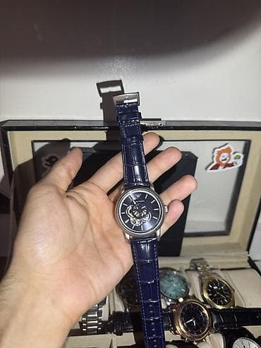 qol saatları: Emporio Armani avtomatik kişi saatı - Korpus: paslanmayan polad - — 1