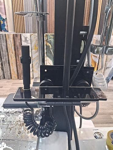 ekonom panel: Piyonu dusu desdi qara regi Duş sistemi – çoxfunksiyalı, kvadrat yağış — 2