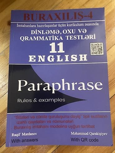 : “Buraxılış-4: Dinləmə, Oxu və Qrammatika Testləri – 11 English — 1
