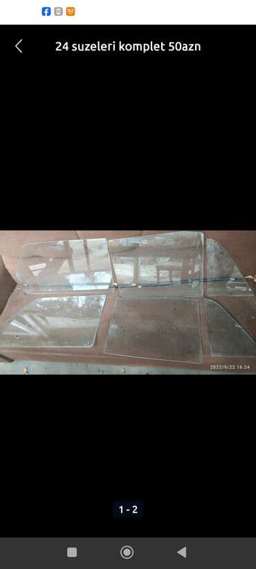 qabaq şuşə: Arxa, VAZ (LADA) 24 — 1