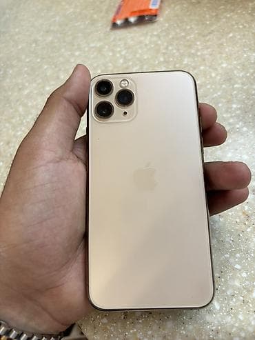 iphone 12 ağ: IPhone 11 Pro, 256 GB, Qızılı, Face ID — 3