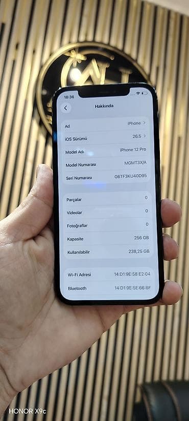 planşet telefon: IPhone 12 Pro, 256 GB, Pacific Blue, Zəmanət, Simsiz şarj, Face ID — 3