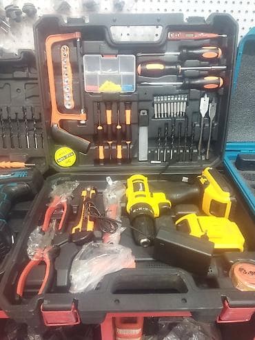 12 volt 220: Drel naboru yeni geldi 21 vt 2 baterikaynan qiymet sadece 135 man — 1