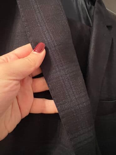 göy rəngli kişi cemperləri: Kostyum, Demisezon, Kiğılı, XL — 2