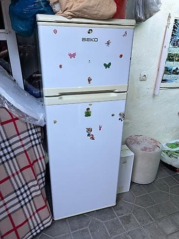 soyuducu ev üçün: İşlənmiş 2 qapılı Beko Soyuducu Satılır, rəng - Ağ — 1