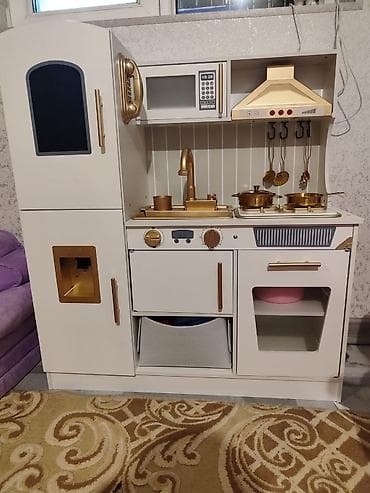 Uşaq metbex mebeli 175 azn. Hedıyye alınıb evde yer yoxdur deye tecili — 1