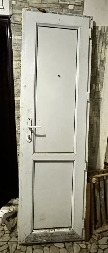 Furnitura və aksessuarlar: Biraz asagisinda qirigi var ona göre ucuz qiymete qoymisam PVC qapı — 1