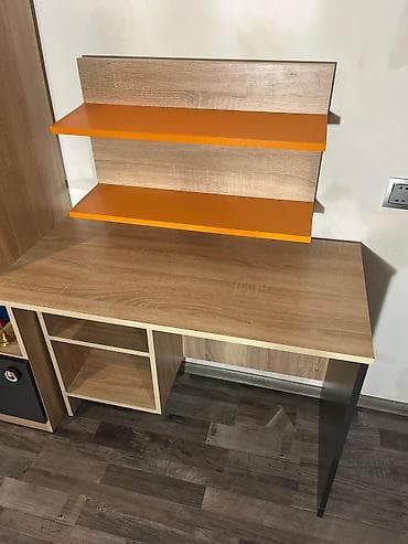 Дом и сад: Masa və rəf dəsti - Material: ağac naxışlı laminat (LMDP), möhkəm — 2