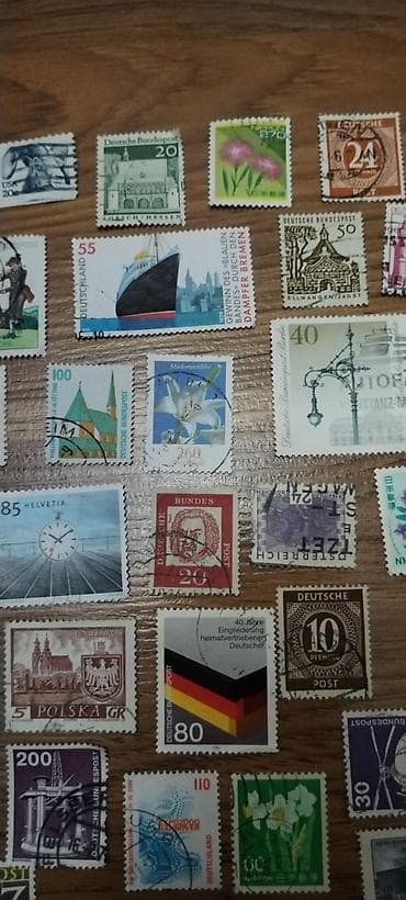 Velosipedlər: Məhsul: Dünyanın müxtəlif ölkələrindən köhnə poçt markaları — 3