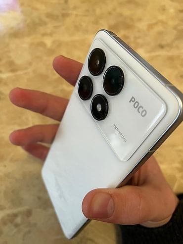 macbook pro: Poco F6 Pro, 256 GB, rəng - Ağ, Sensor — 4