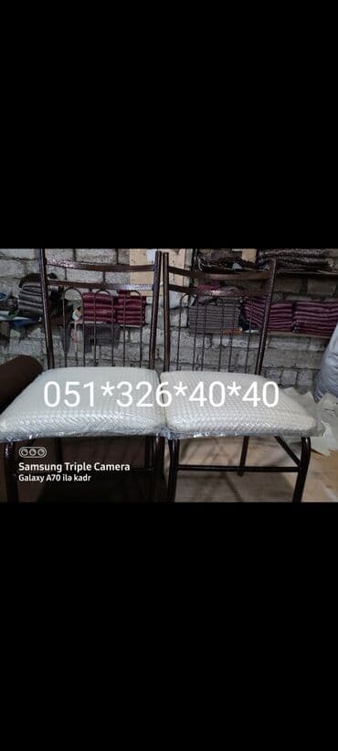 Masa və oturacaq dəstləri: Qonaq otağı üçün, Yeni, Açılan, Kvadrat masa, 2 stul — 19