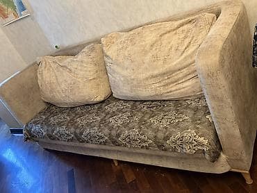divan: Skandinaviya üslubunda yumşaq mebel dəsti - Tərkib: 2 yastıqlı — 2