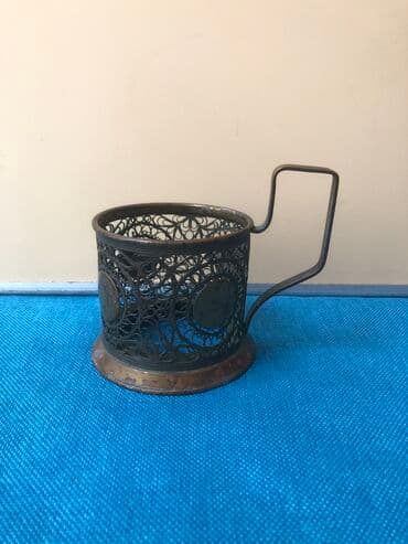 ваза стеклянная прозрачная высокая без узора: Бокал, 1965 год, Россия — 14