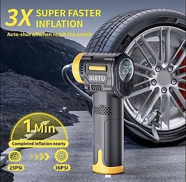 Транспорт: SUITU portativ hava kompressoru – avtomobil, motosiklet, velosiped və — 4