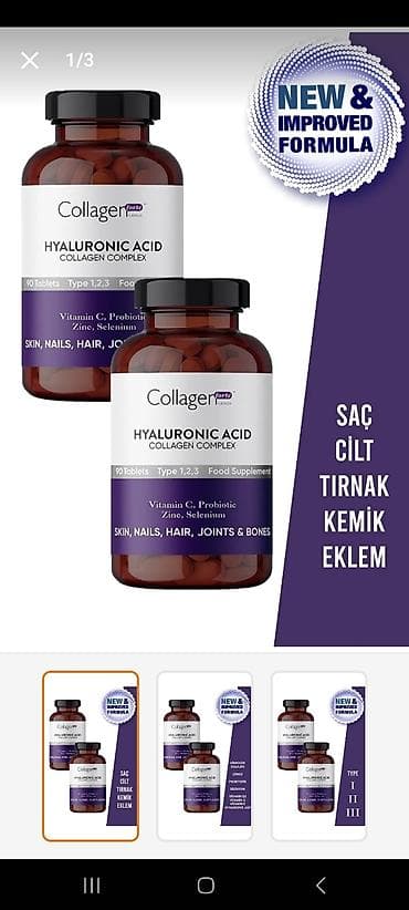 Saç tökülməsinə,sümüy agrılarına qarşı collagen mineral