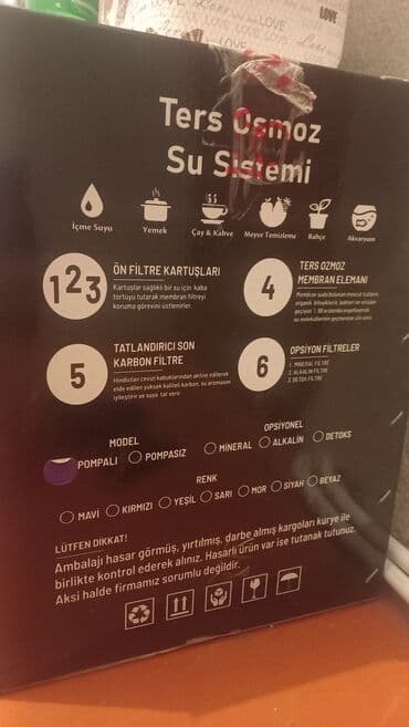 legion 5: İşlənməmiş, tam yeni 6 mərhələli Mustang Life Water RO su filtri — 3