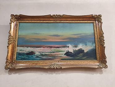 Yağlı Boya İlə Ketanda Çəkilen Resm Eseri