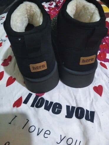 qadın bot: Ölçü: 39, rəng - Qara, Yeni — 2