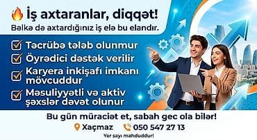 yük daşıma işi: Vakansiya elanıdır – Xaçmaz İş axtaranlar üçün imkan: - Təcrübə tələb — 1
