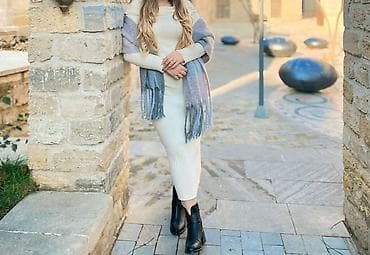 accent eau de parfum: - Dizayn: bədənə oturan, uzun qollu, balıqçı yaxalı trikotaj paltar - — 1