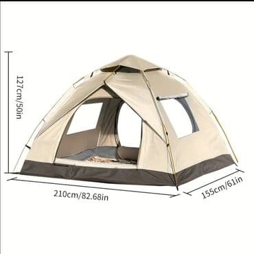 Kamp çadırı geniş və rahat