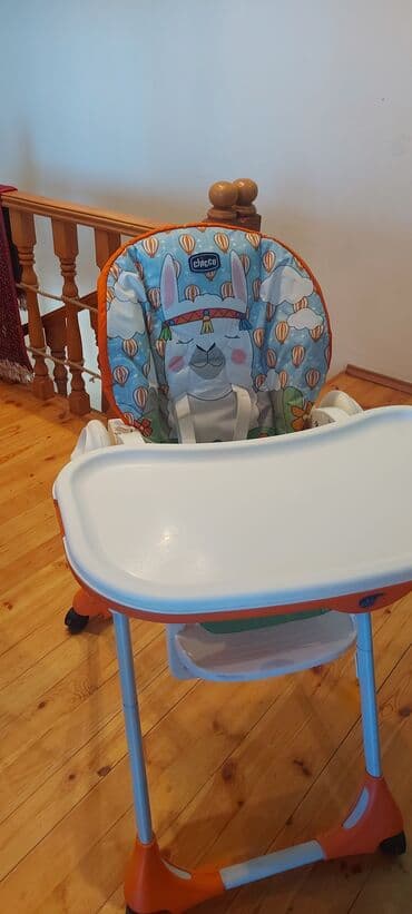 uşaq ucun yemek stolu: Chicco uşaq yemək stulu - Marka/model: Chicco (loqo üzərində) - Rahat — 3