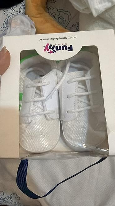 Uşaq ayaqqabıları: Funy Baby uşaq ayaqqabısı Razmeri sehv oldugu uçun satilir Açılmayıb — 1