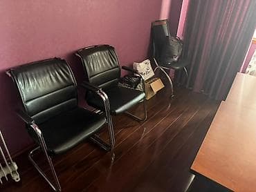 ofis mebelleri: Ofis mebel dəsti Tərkib: - L formalı iş masası: taxta teksturalı üst — 3