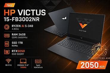 amd rx: HP Victus, 15.6 ", AMD Ryzen 5, 1 TB — 1