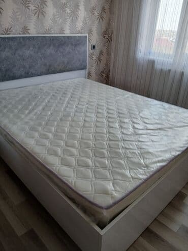 ватный матрас детский: İşlənmiş, İkinəfərlik çarpayı, Bazalı, Matras ilə — 1