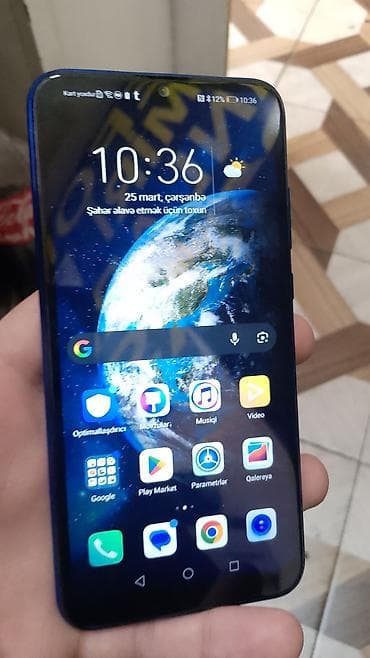 telefon qiyməti: Honor 10i, 128 GB, rəng - Mavi, Barmaq izi — 2