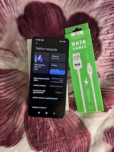 telefonlar yeni: Poco X3 NFC, 64 GB, rəng - Qara, Sensor, Barmaq izi, Face ID — 4