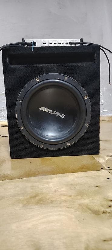 iphone 11 pro gence: Alpine subwoofer + JL Audio 250/1 monoblok gücləndirici komplekti Heç — 1