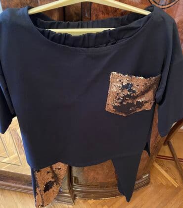 Həm ziyafət, həmdə gündəlik geyim üçün rahat sport dəst. 44-46 bədənə