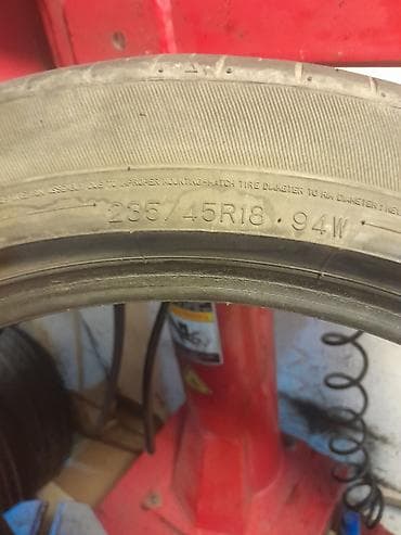 eylec diski: Dunlop avtomobil şini - Ölçü: 235/45 R18 - Yük/sürət indeksi: 94W - — 3